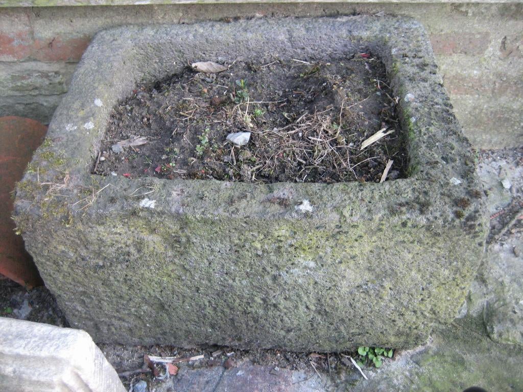 mooi oud trogje in lavasteen, Tuin en Terras, Ophalen, Gebruikt