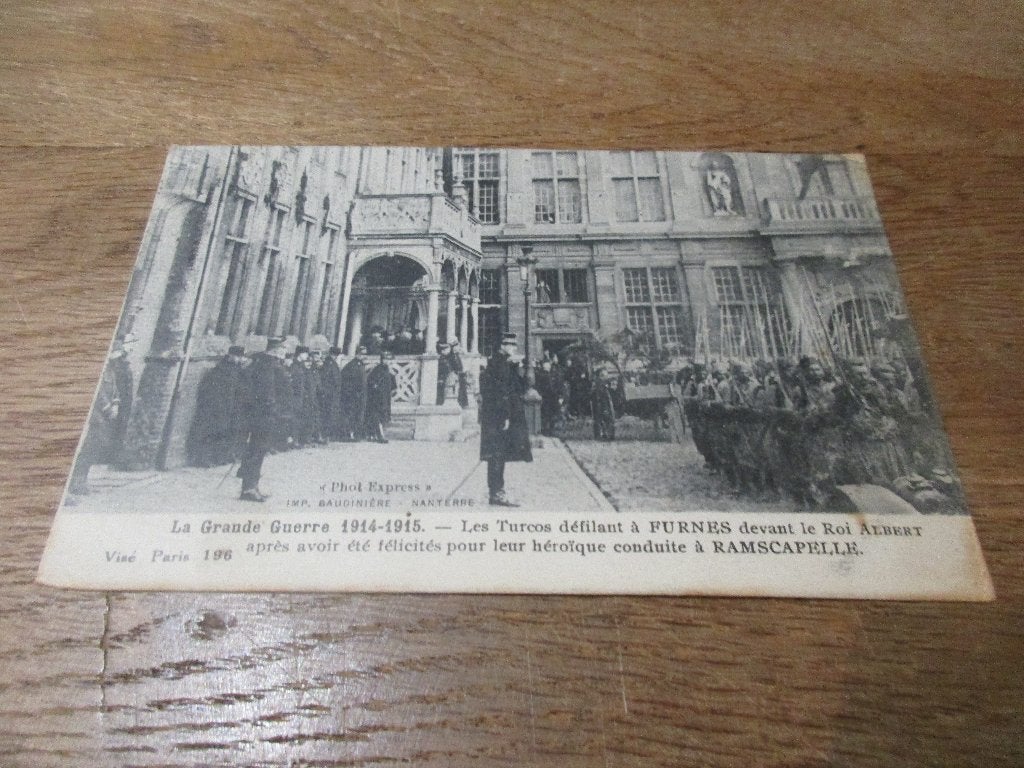 POSTKAART FURNES VEURNE 1923 GRANDE GUERRE 1914-1915, Envoi, 1920 à 1940, Affranchie, Flandre Occidentale