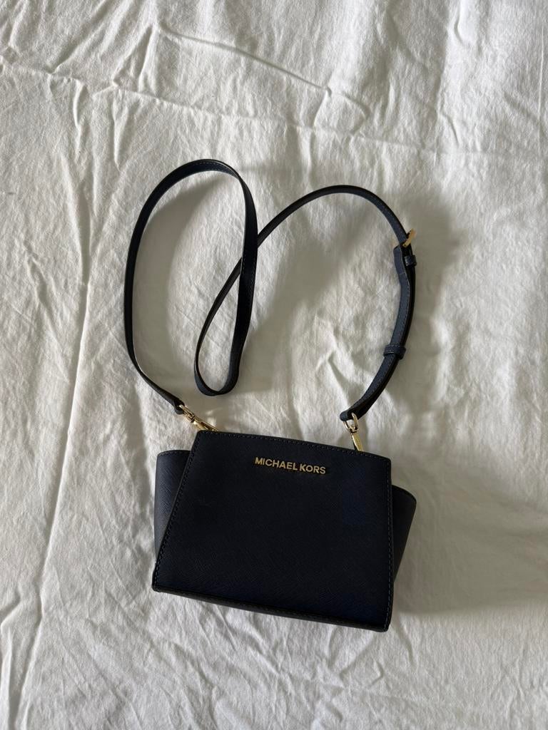 Sac à main Michael Kors bleu foncé, Enlèvement ou Envoi, Comme neuf, Bleu