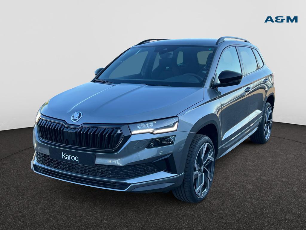Skoda Karoq Karoq 1.5 TSI ACT Sportline DSG, Auto's, Automaat, Karoq, Zilver of Grijs, 142 g/km