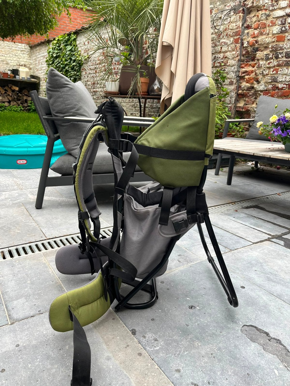 Sac a dos poete bebe deuter kid confort, Kinderen en Baby's, Babydragers en Draagdoeken, Gebruikt, Buik of Rug, Draagzak, Ophalen