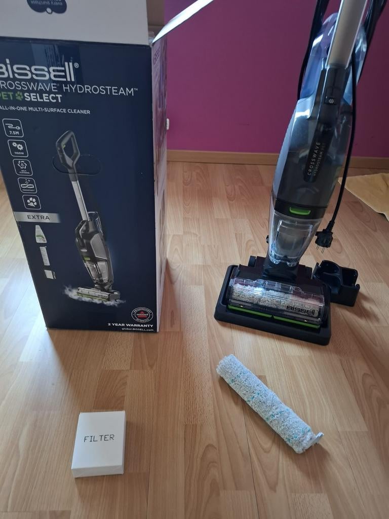 BISSELL vloerreiniger crosswave hydrosteam pet select, Ophalen of Verzenden, Robotstofzuiger