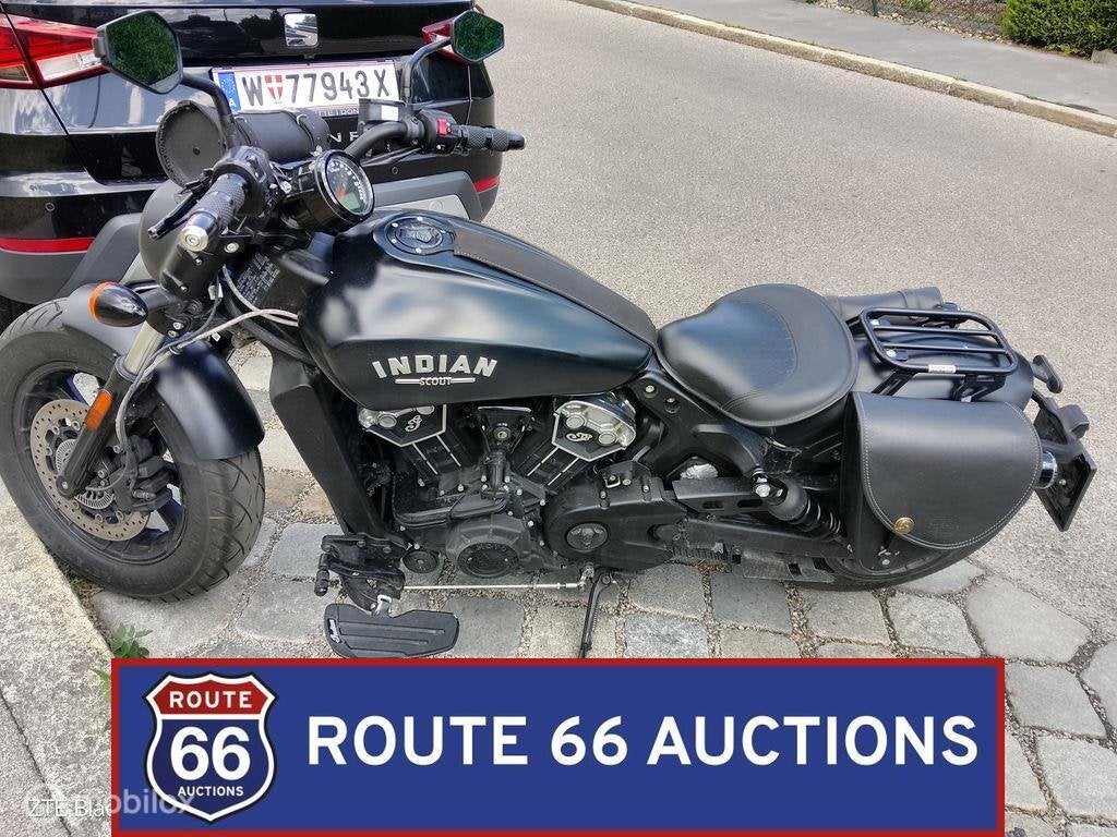 Indian Scout Bobber | 2023 | Route 66 Auctions, Motos, Entreprise, Indian, Autre
