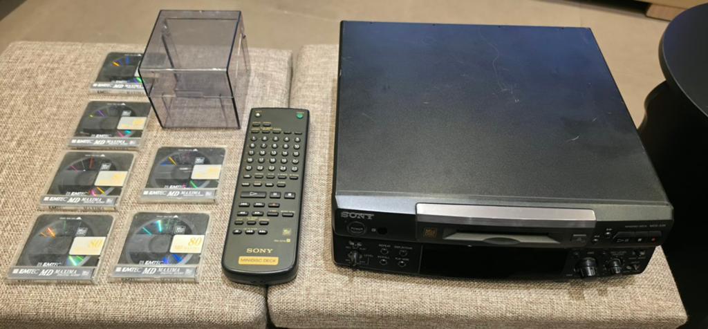 SONY MINIDISC MDS-S38 met afstandsbediening werkt 100%, Ophalen of Verzenden