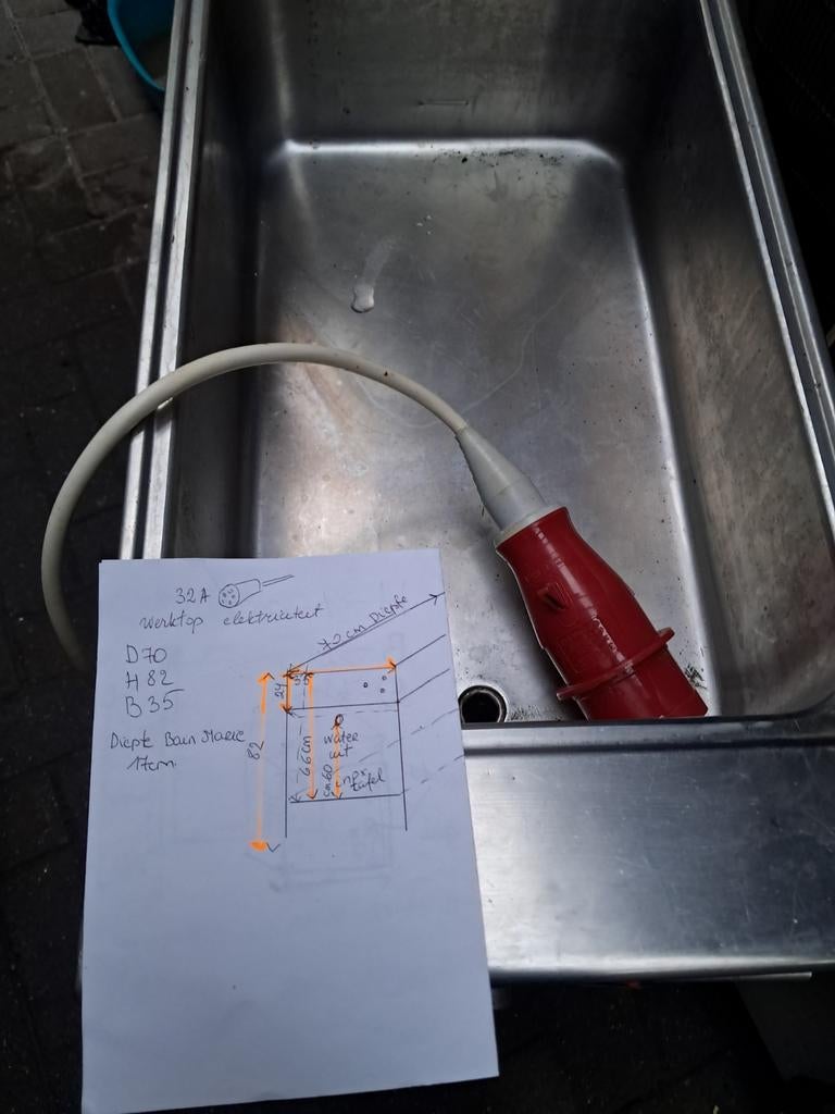 Bain Marie Profess. Inox Keuken  – Angelo Po, Electroménager, Tables de cuisson, Enlèvement