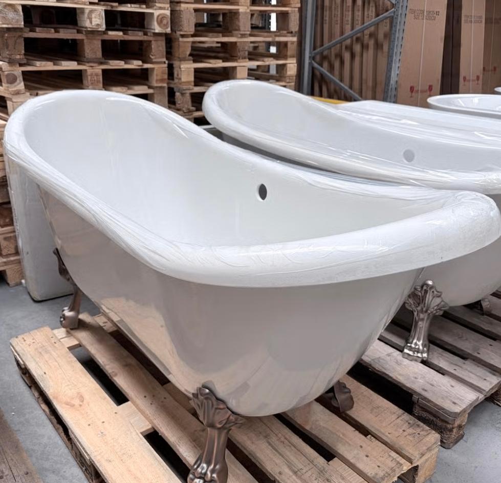 VRIJSTAAND ligbad met poten 170x70x80 nr308, Ophalen of Verzenden, Nieuw, Wit