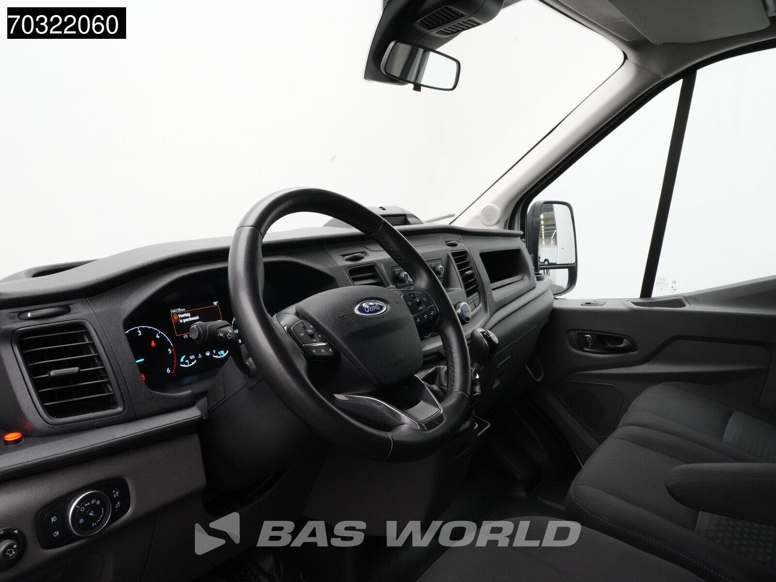 Ford Transit 130pk D'Hollandia Ladebordwand Koffer Klima Tem, Stof, Euro 6, 4 cilinders, Wit