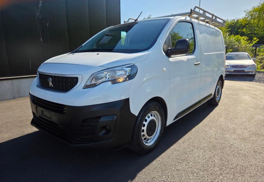 PEUGEOT EXPERT H1L1 EURO 6B 1.6BlueHDi 2018 147.000 km, Auto's, Euro 6, 4 cilinders, Leder en Stof, Wit