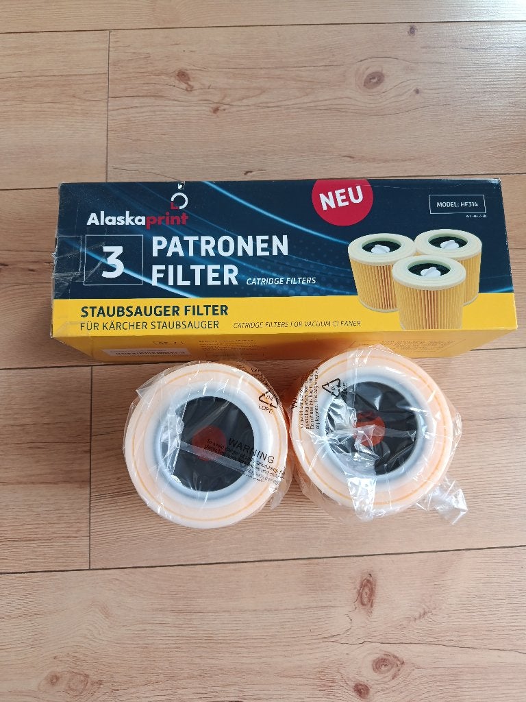 Patroonfilters  2 st voor Kärcher stofzuigers (Nieuw!), Elektronische apparatuur, Ophalen, Nieuw, Kärcher
