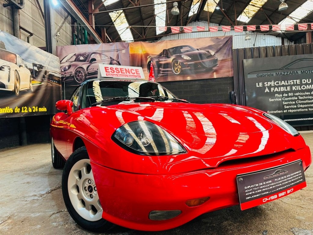 Fiat Barchetta 1.7 Leder J.A D.A., Cabriolet, Leder, Handgeschakeld, 2 zetels