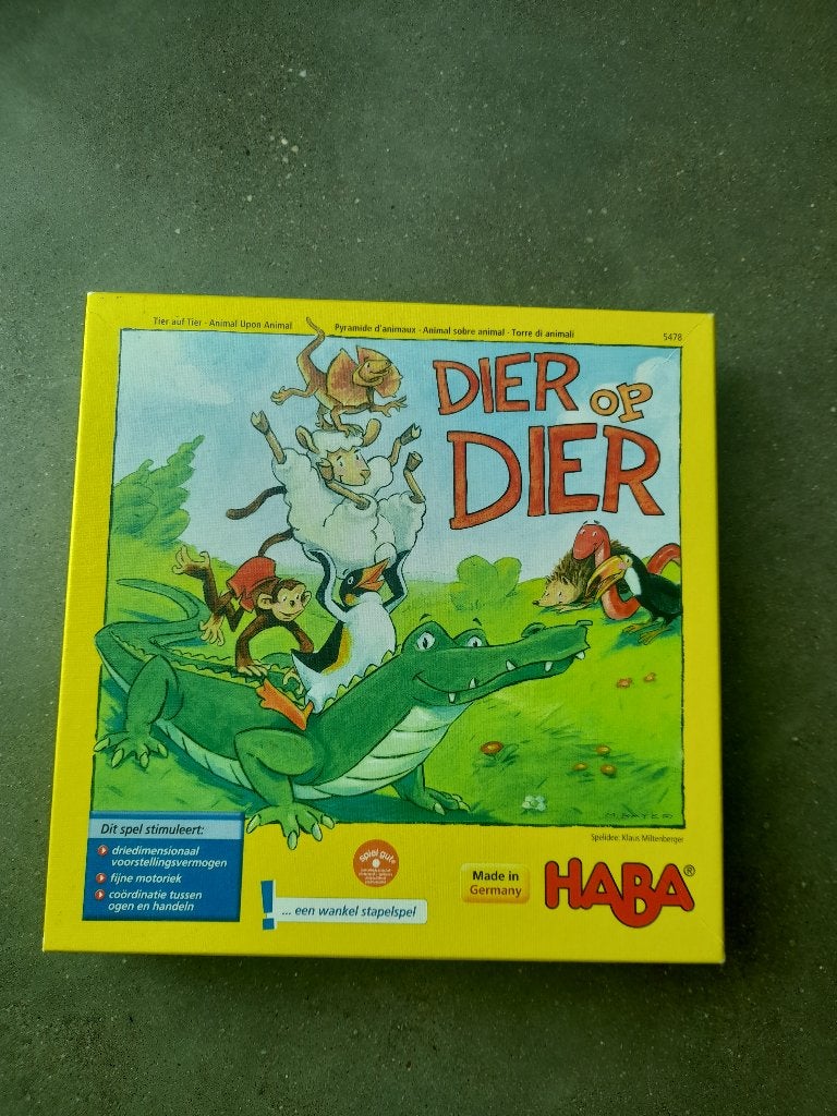 Gezelschapsspel Dier op dier, haba, Hobby en Vrije tijd, Ophalen