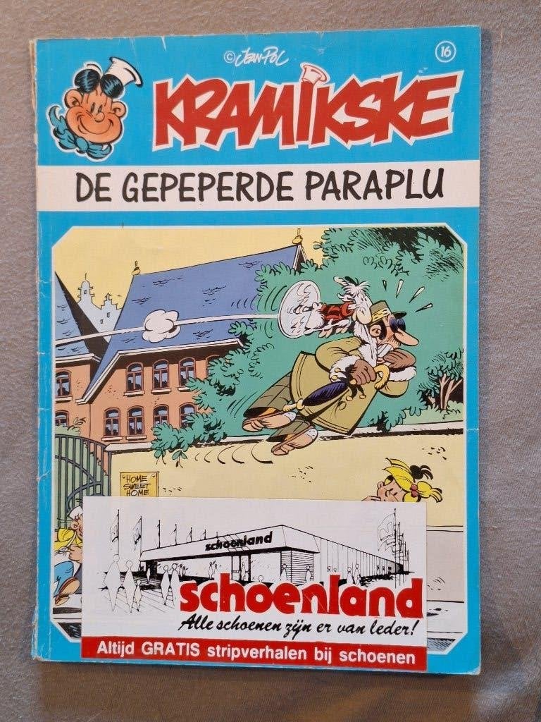 Kramikske 16: de gepeperde paraplu, Eén stripboek, Ophalen of Verzenden, Gelezen