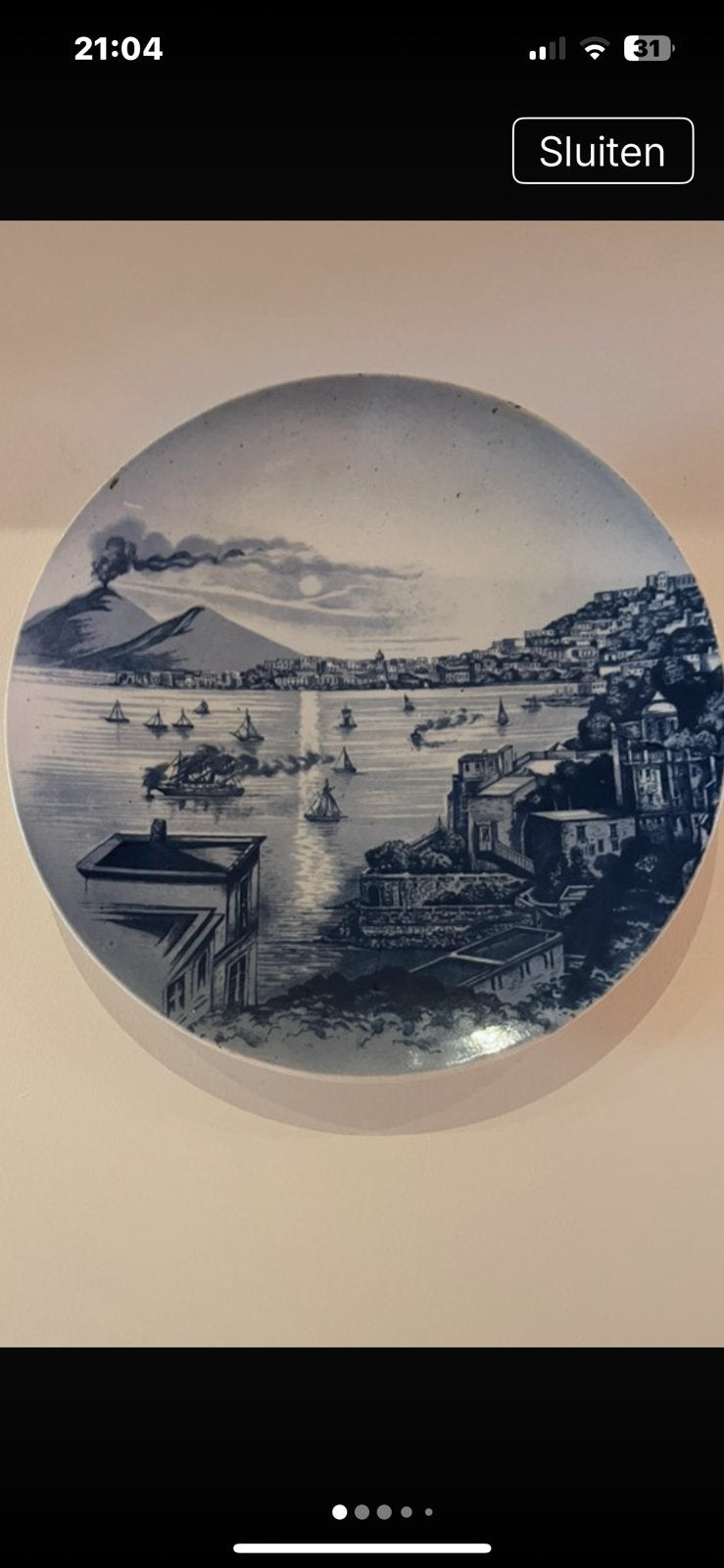 Assiette suspendue Villeroy et Boch 26 cm, Enlèvement ou Envoi