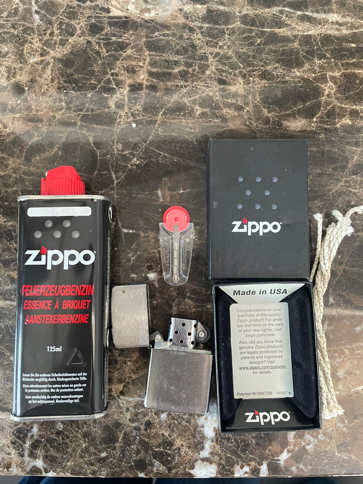Zippo full set, Ophalen, Zo goed als nieuw