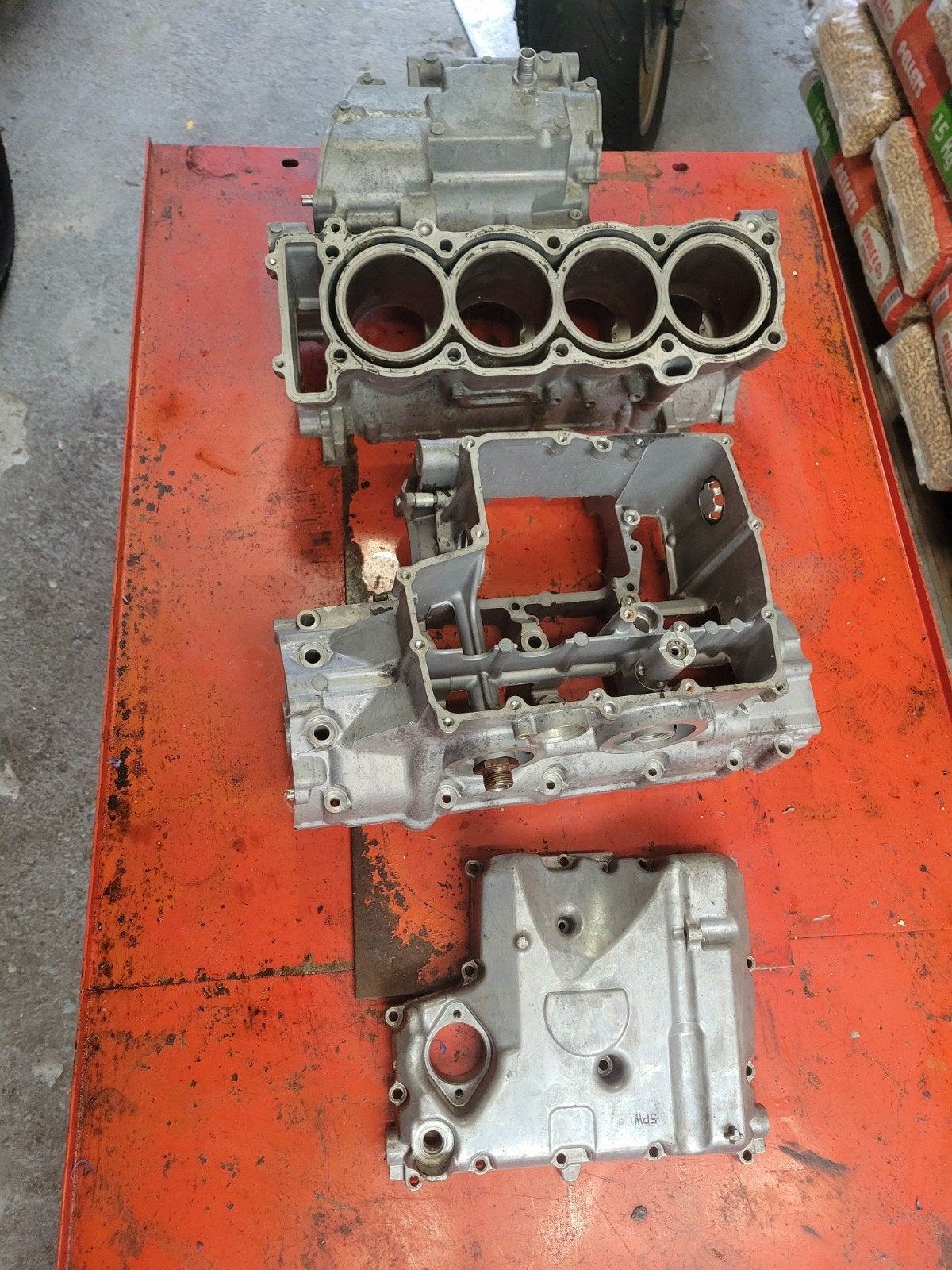 Te koop zonder motorblok Yamaha R1 2002 2003 5PW, Motoren, Ophalen