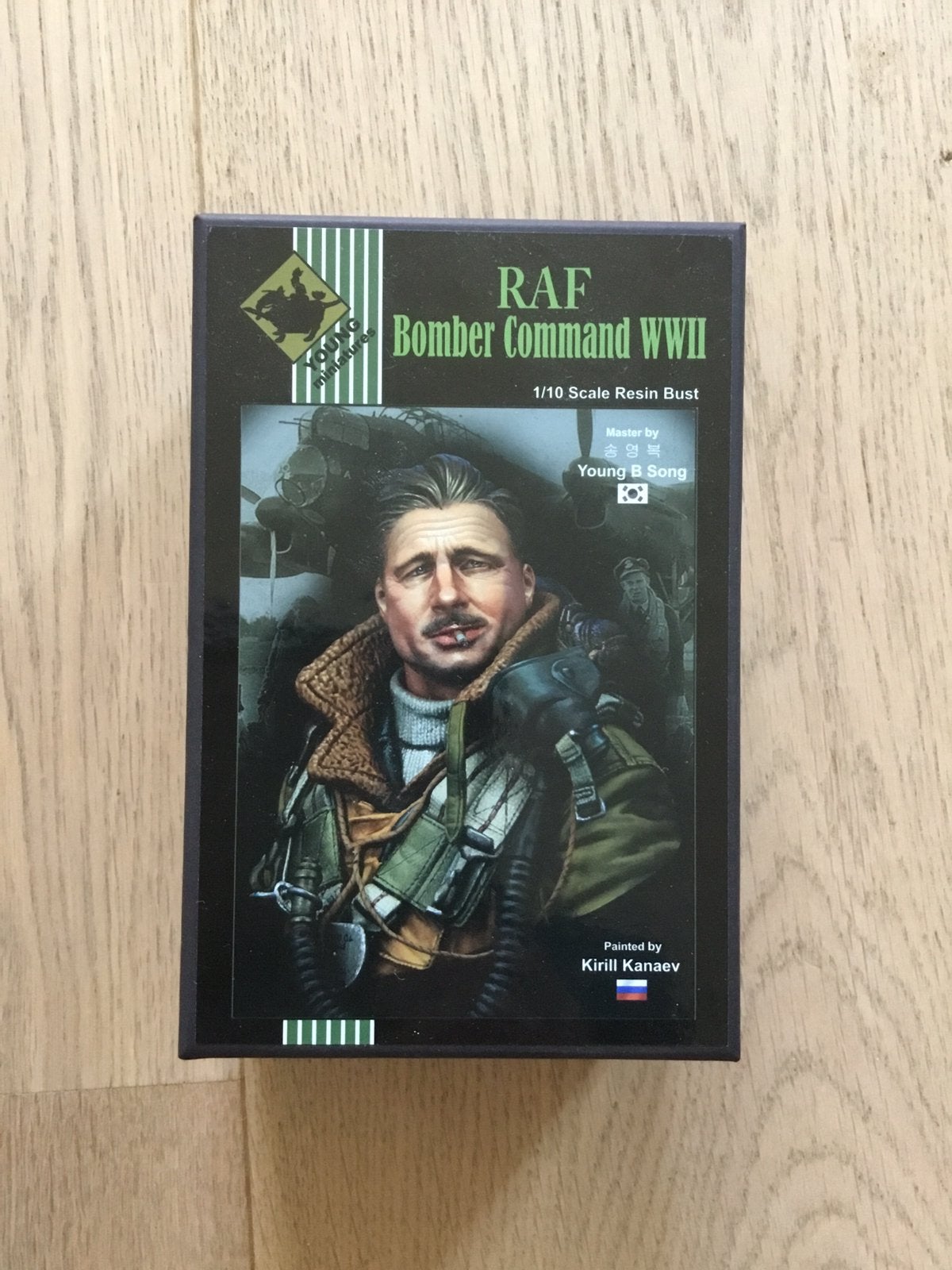 Bust Young Miniatures YM1850 RAF Bomber Command., Hobby & Loisirs créatifs, Enlèvement ou Envoi, Neuf, Plus grand que 1:35, Personnage ou Figurines
