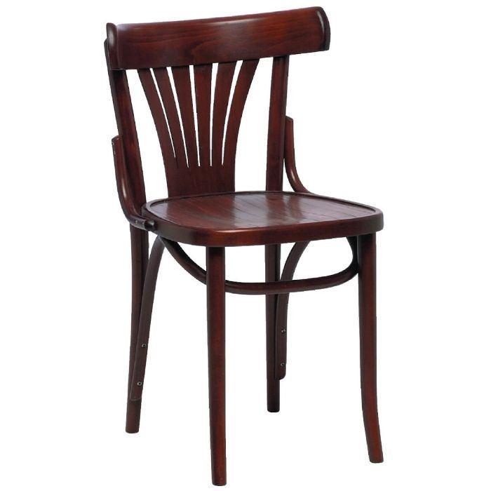 9 vintage oude houten cafestoelen, Huis en Inrichting, Stoelen, Ophalen, Gebruikt, Bruin, Bruin cafe