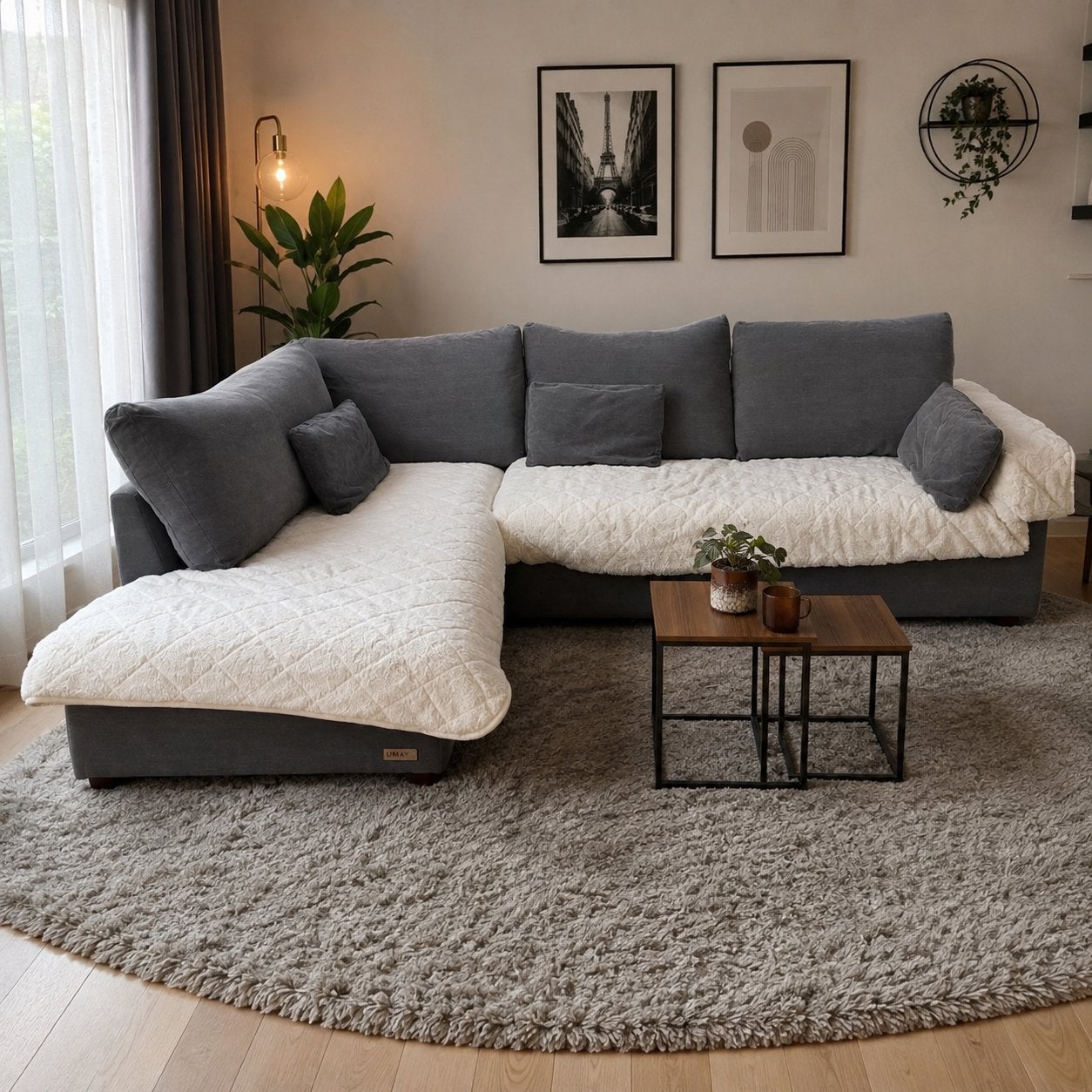Livraison gratuite — Canapé d'angle 260x180, Enlèvement, Utilisé