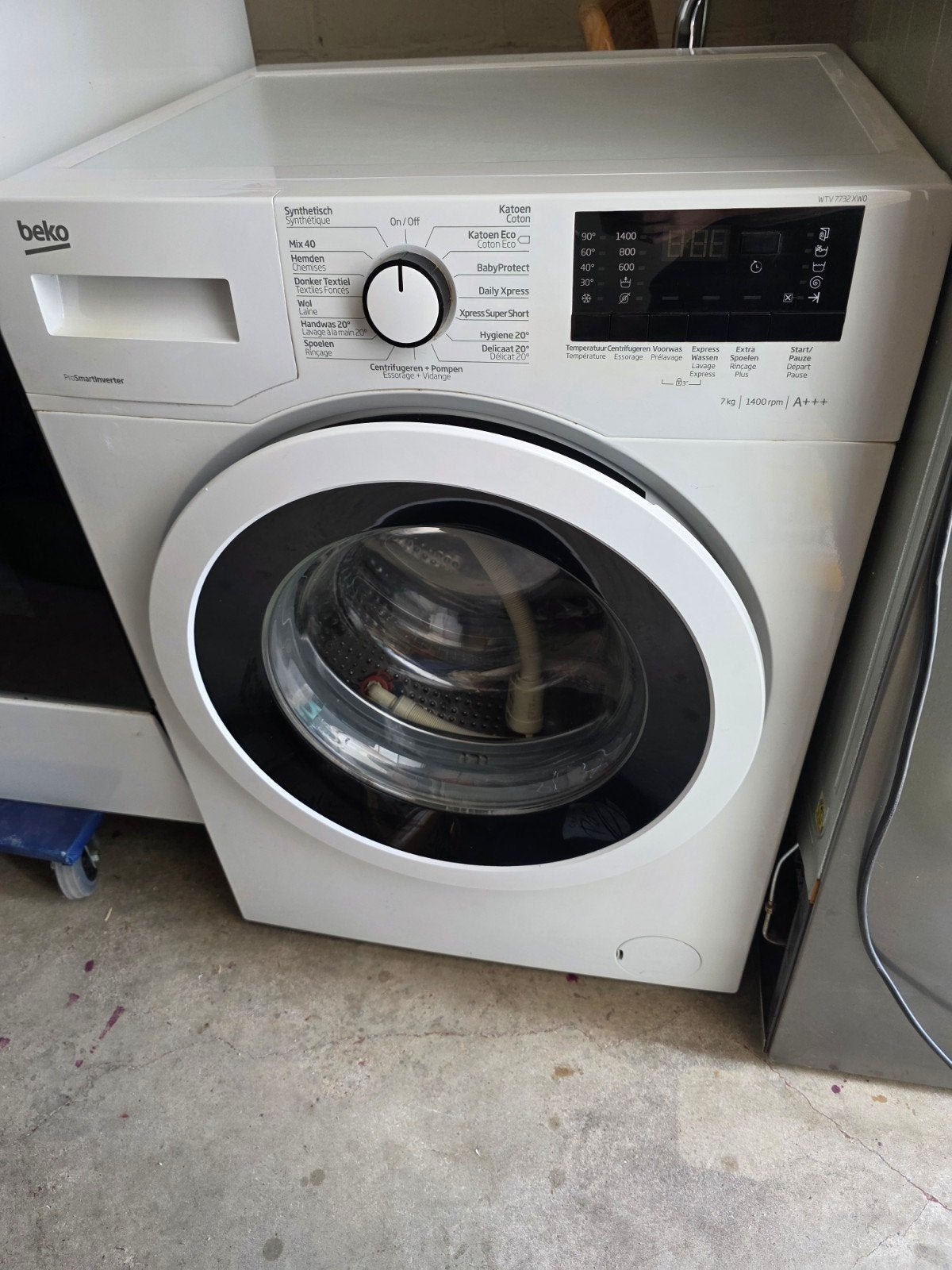 beko wasmachine 7kg, Ophalen