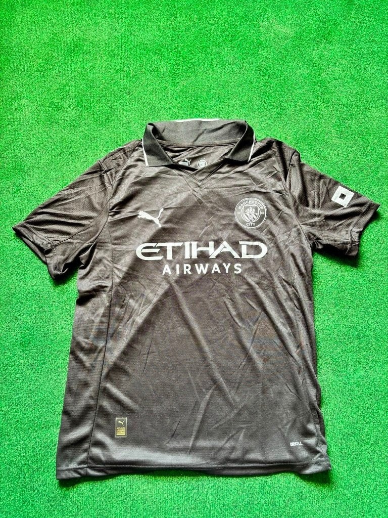 Manchester City Uitshirt 2024/2025 - Puma, Sport en Fitness, Voetbal, Maat L, Ophalen of Verzenden, Zo goed als nieuw, Shirt