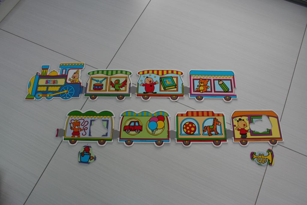 Grondpuzzel 'Bumba Het speelgoedtreintje', Enlèvement, 10 à 50 pièces, Utilisé, 2 à 4 ans
