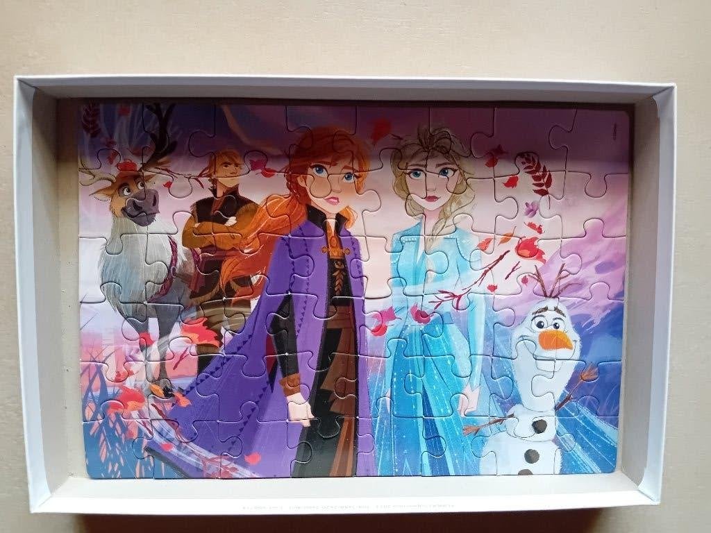 Puzzel Frozen, Kinderen en Baby's, Ophalen, 10 tot 50 stukjes, Gebruikt, 4 tot 6 jaar