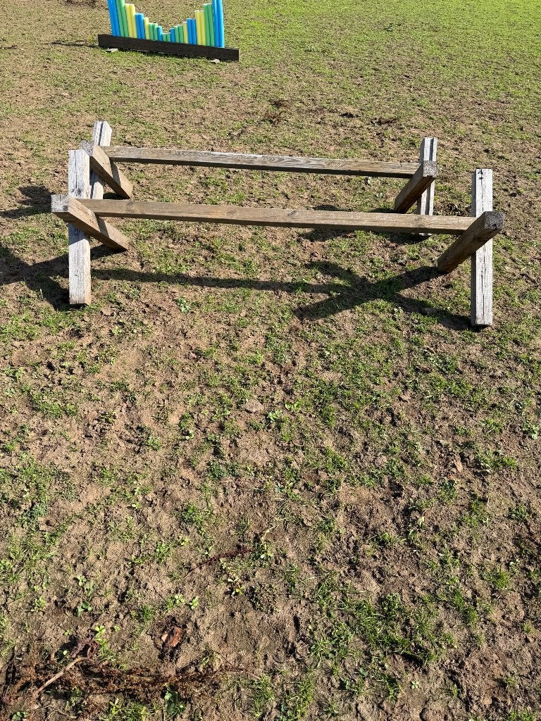2 paarden sprongen cavaletti, Dieren en Toebehoren, Overige merken, Ophalen, Gebruikt, Overige typen