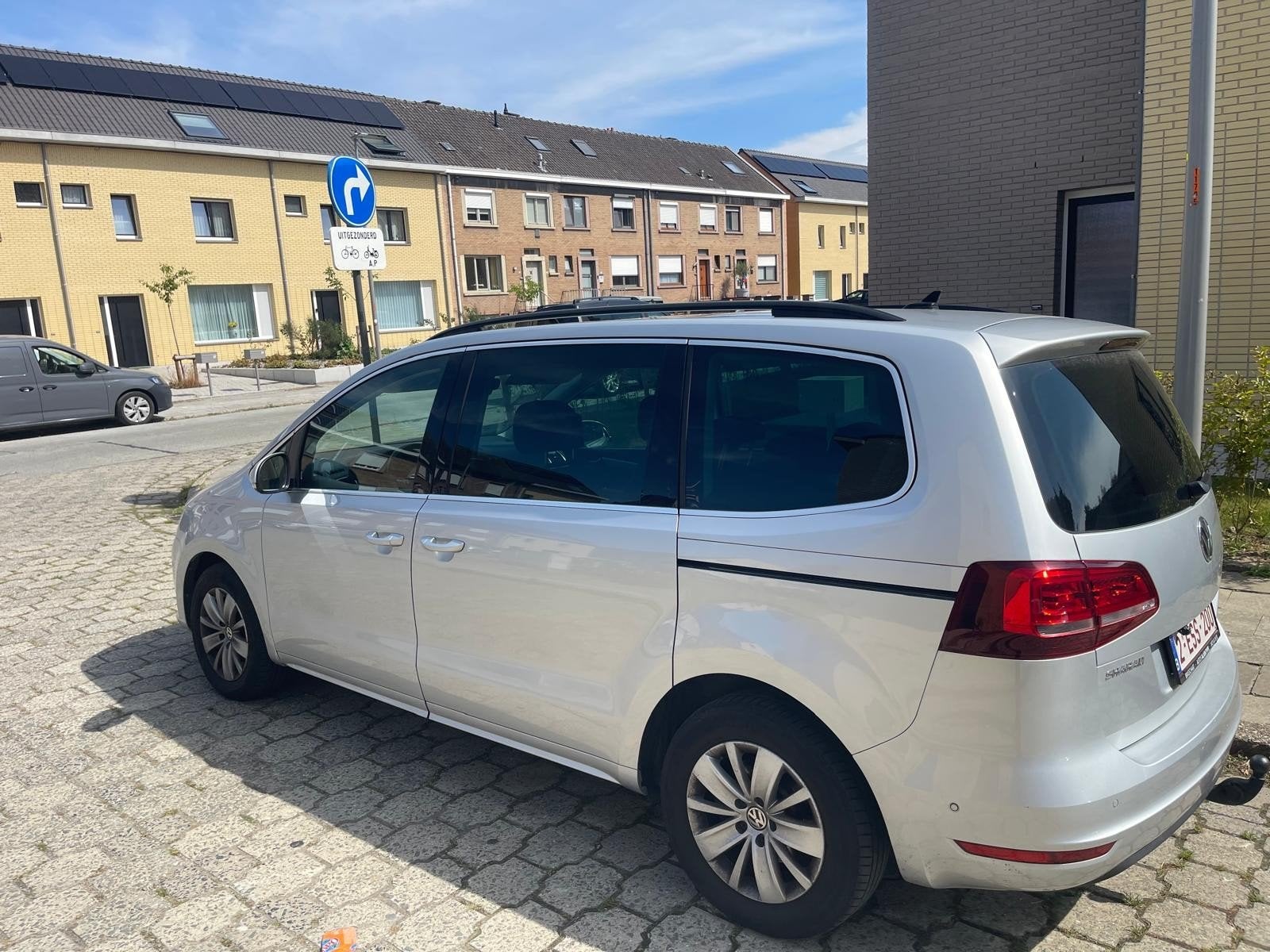 Wolkswagen Sharan 2.0 TDI Euro 6 automat 2018 186km 7 plaats, Autos, Cuir, Achat, 6 portes, Euro 6