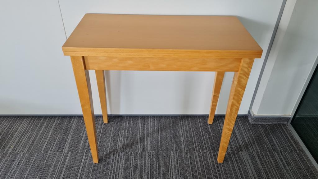 Verlengbare tafel eikenlook, Ophalen, Gebruikt, 50 tot 100 cm, Modern