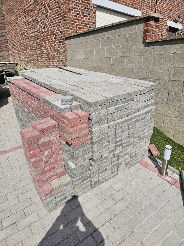 klinkers, Neuf, Béton, Enlèvement, Autres types