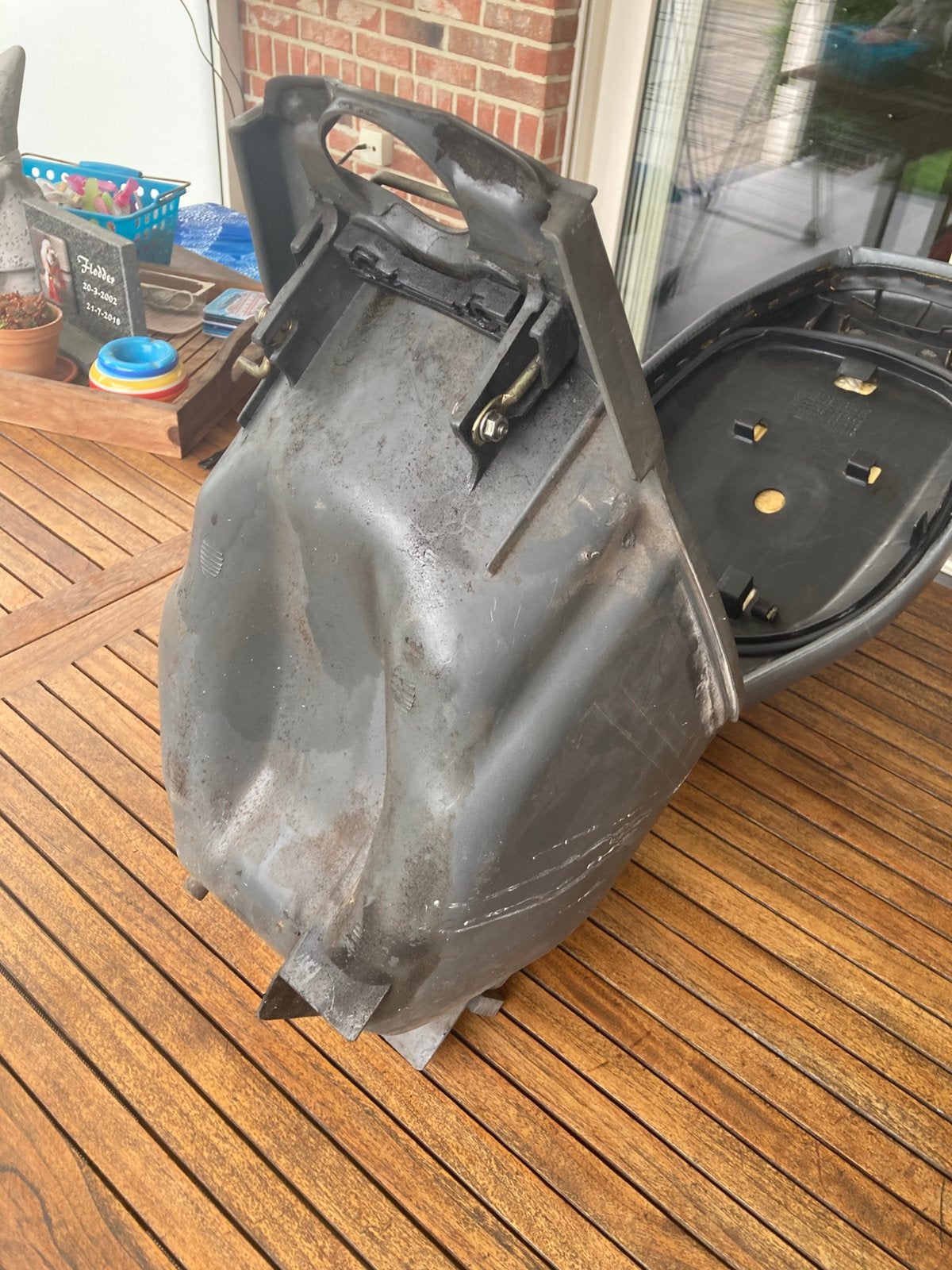 Honda Wallaroo zadel+helmbak, Ophalen of Verzenden, Gebruikt, Zadel