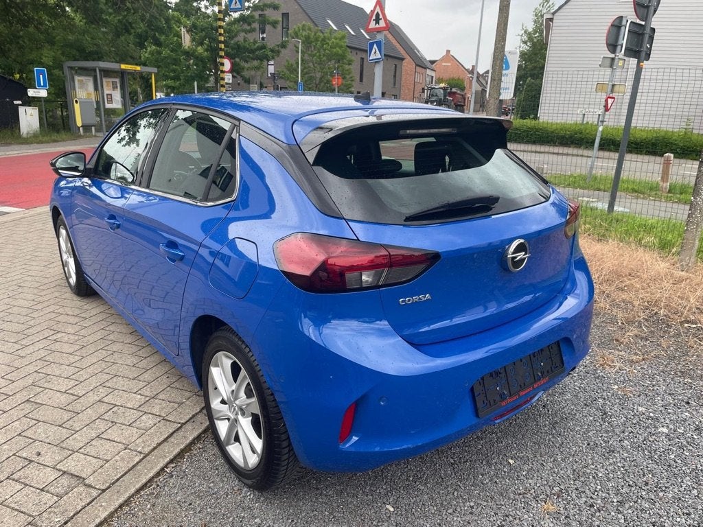 Opel Corsa 1.2 benzine automaat van 08/2022 met 56000km!, Testrit aan huis, Stof, Blauw, Bedrijf