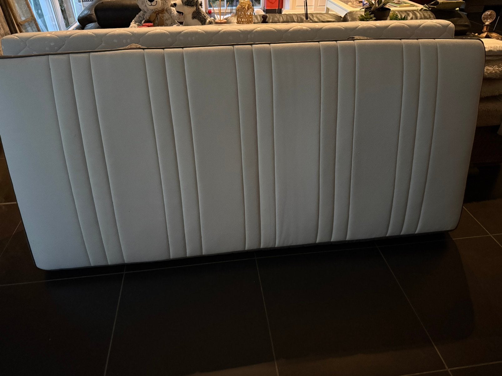Matras ikea Hövag (Valevag) + matras beschermer, 90 cm, Matelas, Comme neuf, Enlèvement