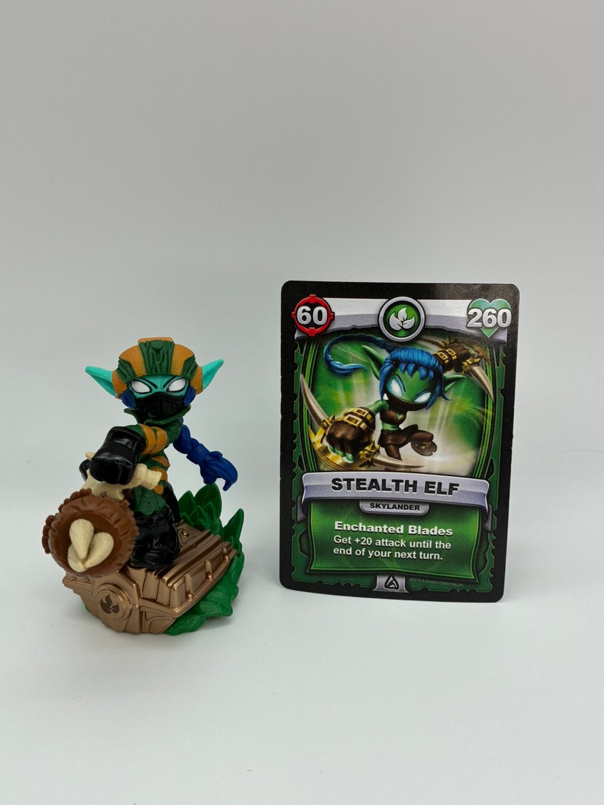 Skylanders Superchargers Super Shot Stealth Elf met kaartje, Verzenden, Zo goed als nieuw