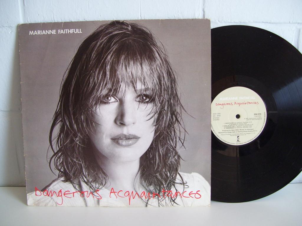 MARIANNE FAITHFULL  dangerous acquaintances, Cd's en Dvd's, Vinyl | Rock, Gebruikt, Originele persing, 1980 - 1989, Ophalen of Verzenden