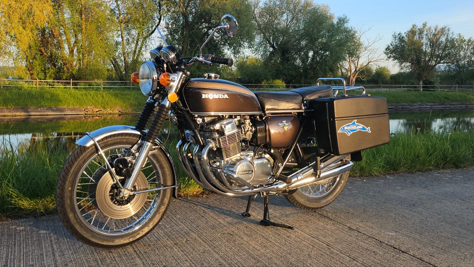 Honda CB750 K2 FOUR 1972 État neuf, Motos, Motos | Oldtimers & Ancêtres, Permis Moto A, 750 cm³, Occasion, Plus de 35 kW