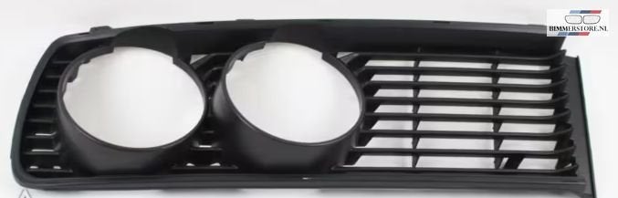 Grille rechts zwart met chrome BMW 5 serie E12 na 08/1976 51, -, -, Nieuw, Ophalen of Verzenden