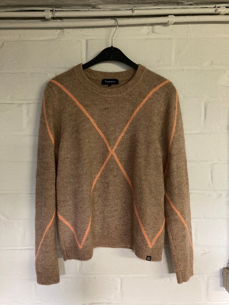 Bruine trui, Terre Bleue, maat 40 (prima staat), Maat 38/40 (M), Bruin, Terre Bleue, Ophalen of Verzenden