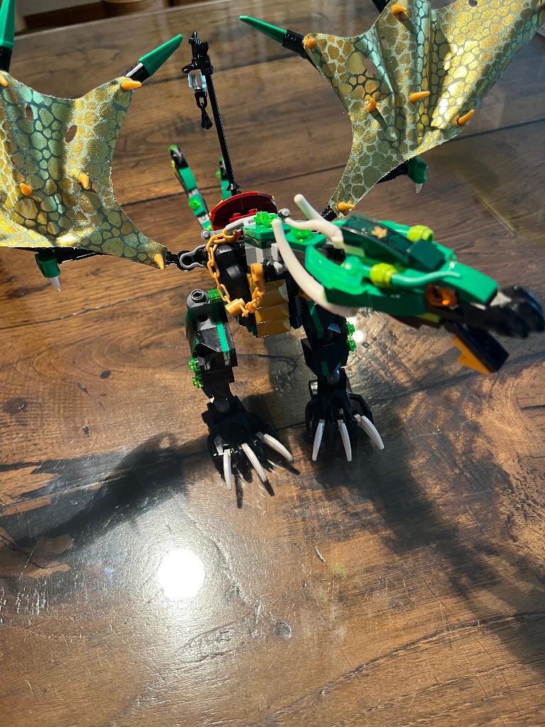 LEGO Ninjago 70593 Le grand dragon de NRG, Enlèvement ou Envoi, Lego, Ensemble complet, Instructions incluses