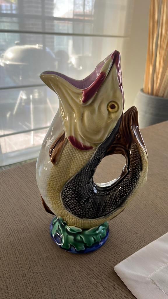 Viskan (Pichet poisson ) 1870-19e, Antiquités & Art, Enlèvement