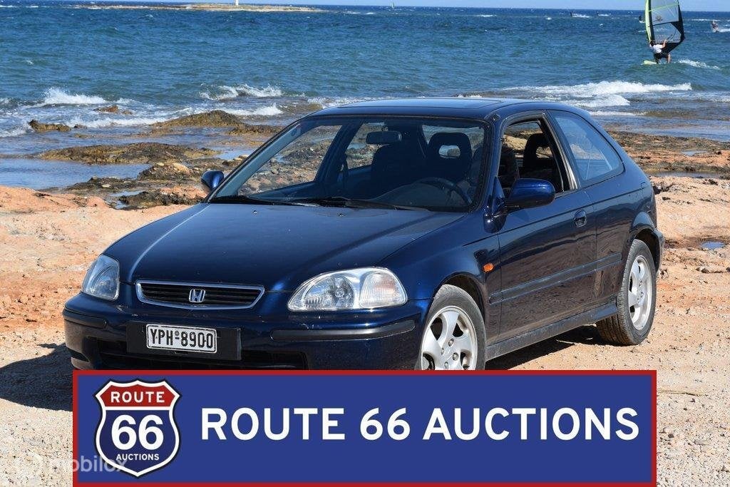 Honda Civic VTi | 1997 | Route 66 Auctions, Auto's, Honda, Zwart, Bedrijf, Handgeschakeld