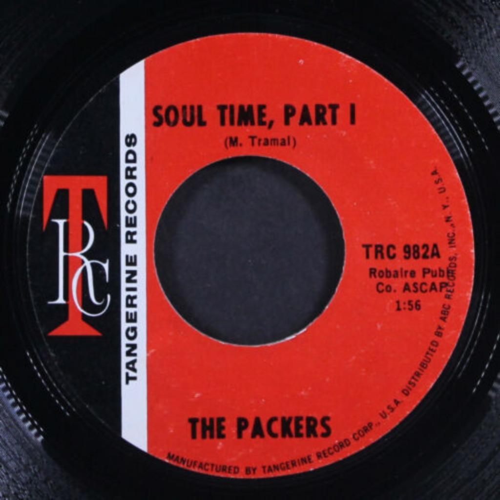 Les Packers - Soul Time Pt 1 / Pt 2 "Popcorn '7", Enlèvement ou Envoi, Comme neuf, R&B et Soul