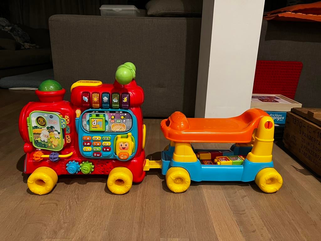 Trein vtech, Ophalen, Gebruikt, 6 maanden tot 2 jaar