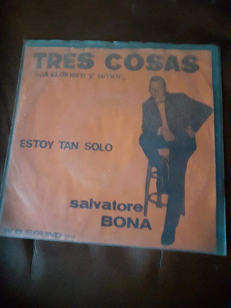 45T Salvatore Bona : Tres cosas (Belpop), Enlèvement ou Envoi