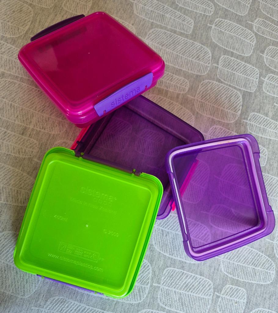 Sistema KLIP IT Sandwich Box  - lot 3 pièces, Ophalen of Verzenden, Gebruikt, Groen, Bus of Trommel