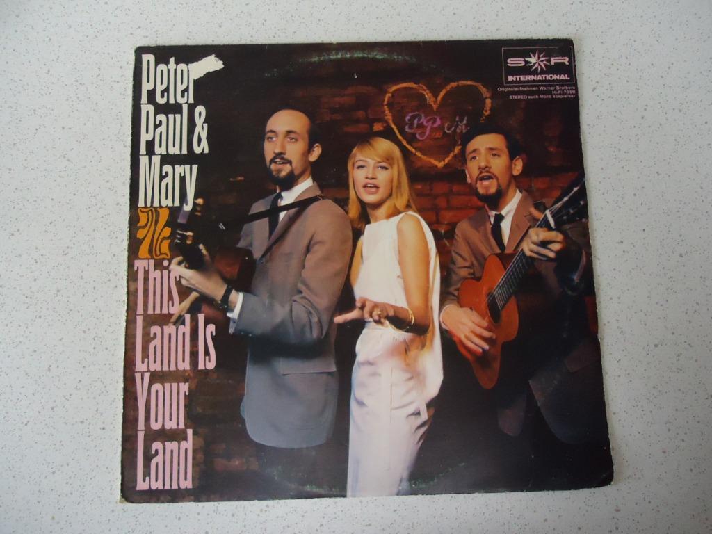 LP "Peter, Paul and Mary" This Land Is Your Land anno 1963, Ophalen of Verzenden, Gebruikt, 12 inch