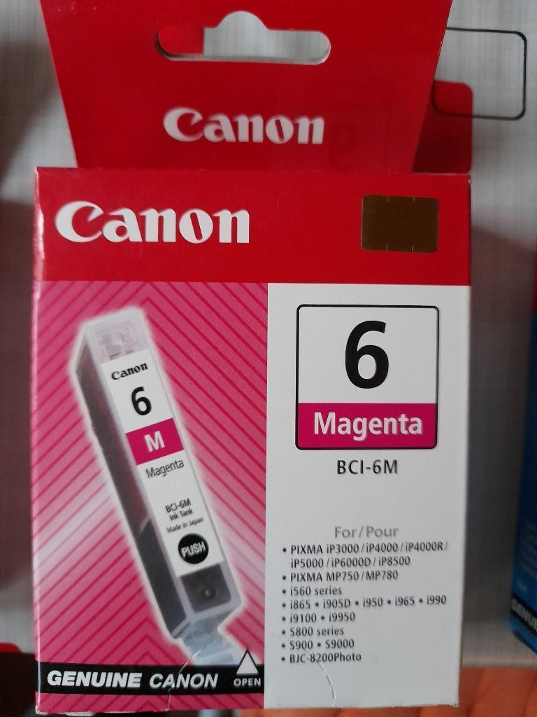 Lot de 3 cartouches imprimante, CANON, BC-6x (original), Enlèvement ou Envoi, Neuf, Toner, Canon