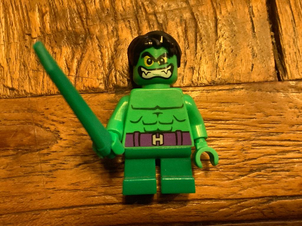 Lego figuur mini hulkje / E1, Enlèvement ou Envoi, Utilisé, Briques en vrac, Lego