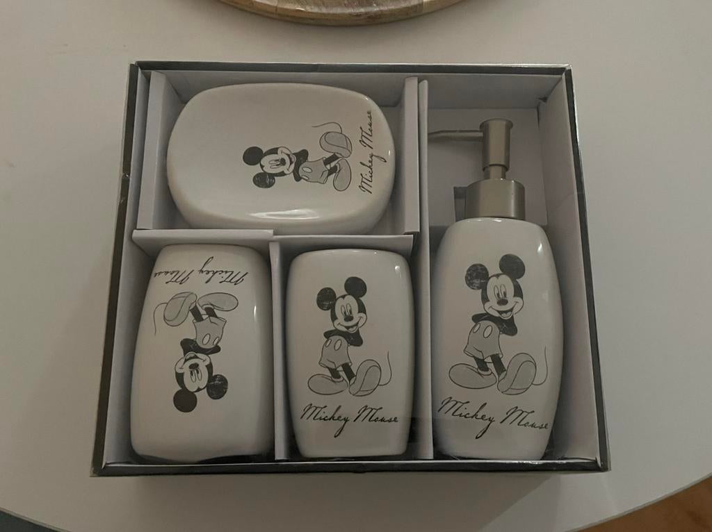 Accessoires salle de bain DISNEY Mickey Mouse, Huis en Inrichting, Badkamer | Badtextiel en Accessoires, Ophalen, Nieuw, Wit
