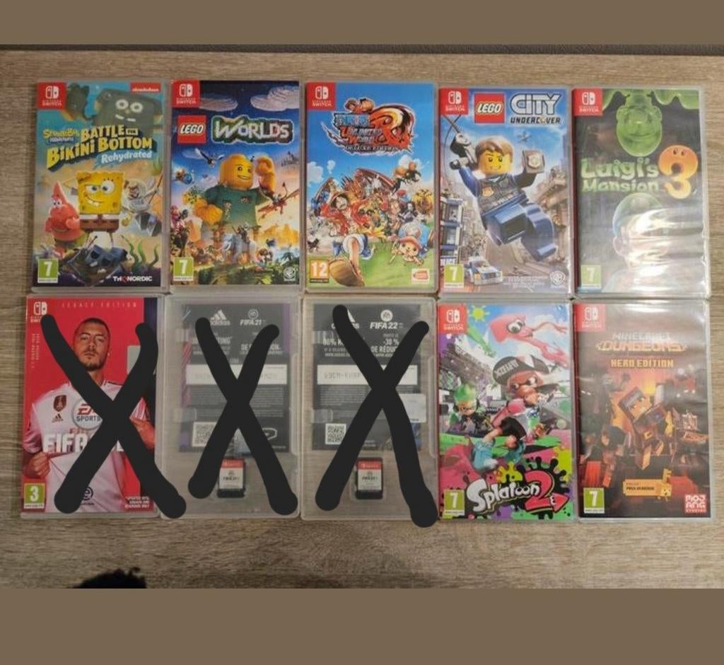 Jeux de switch, Enlèvement ou Envoi, Utilisé